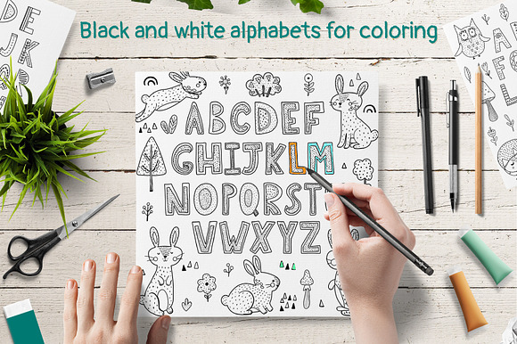 ABC: Alphabet Posters Pack in Illustrations - product preview 5