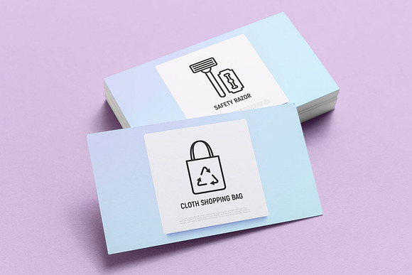 Zero Waste | 16 Thin Line Icons Set in Icons - product preview 3