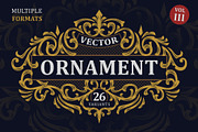 Victorian Vector Ornaments Vol. III