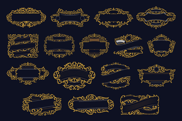 Victorian Vector Ornaments Vol. III in Objects - product preview 8