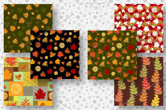 Autumn Welcome Vector Kit in Patterns - product preview 2