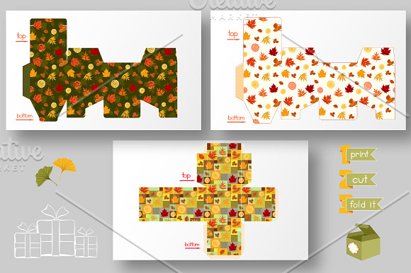 Autumn Welcome Vector Kit in Patterns - product preview 4
