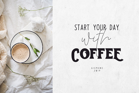Toast Bread Coffee Typeface in Display Fonts - product preview 2