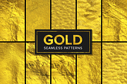 11 Gold Foil Patterns - Seamless