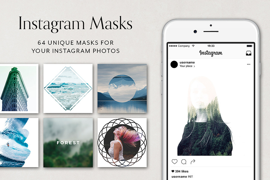 Instagram Masks in Instagram Templates - product preview 8