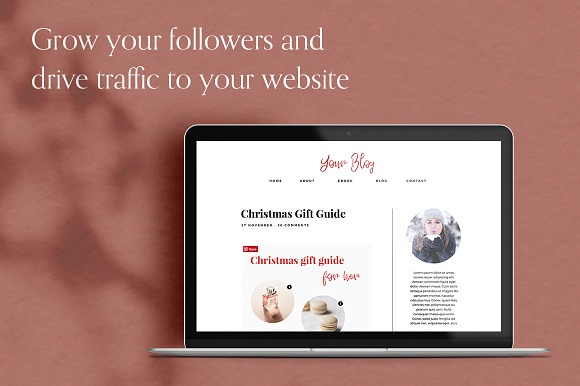 Christmas Social Media Pack in Social Media Templates - product preview 2