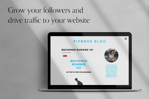 Fitness Social Media Pack in Social Media Templates - product preview 2