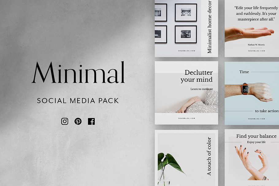 Minimal Social Media Pack
