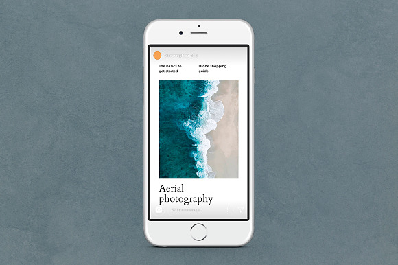 Ocean Instagram Stories in Instagram Templates - product preview 2