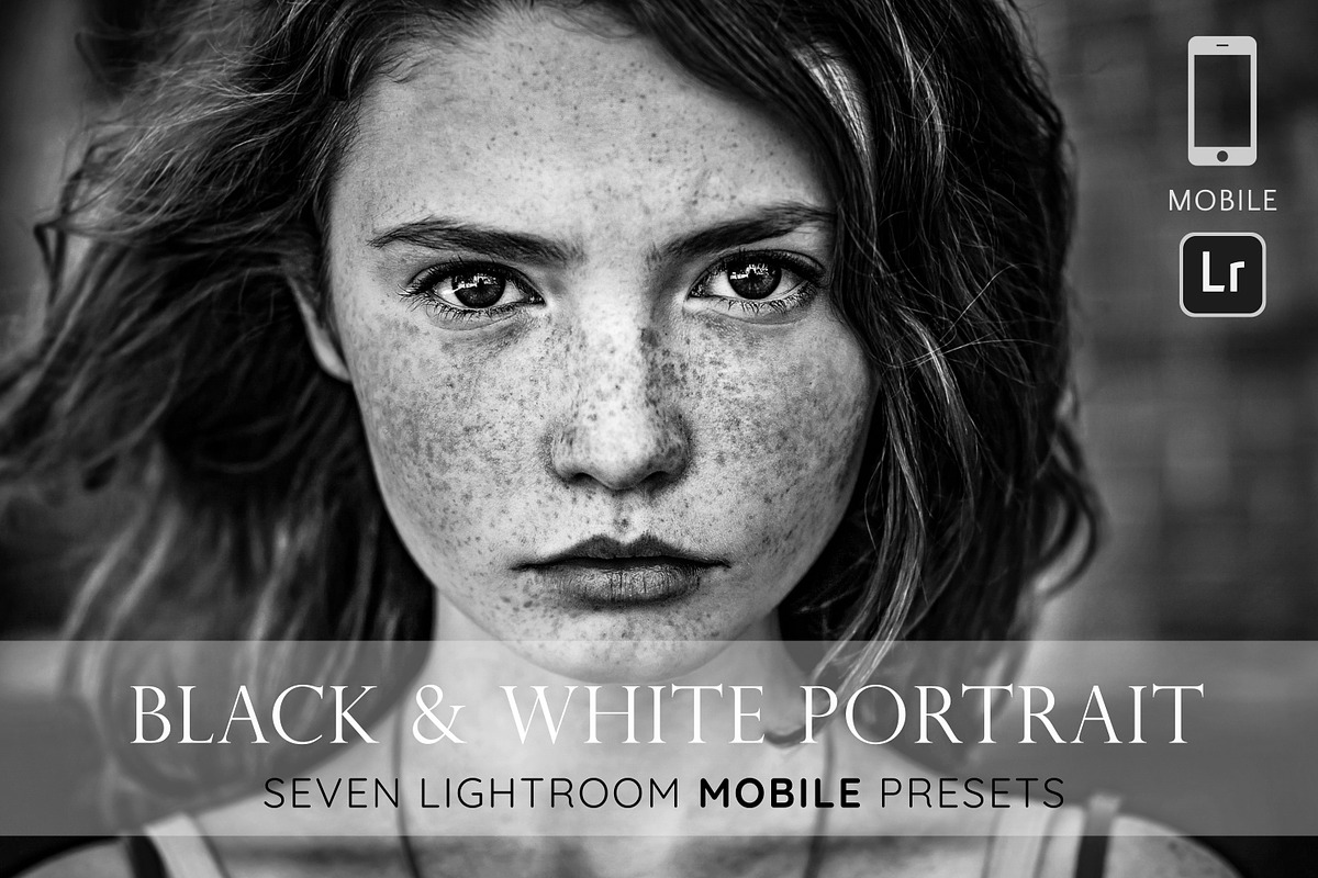Black and white mobile presets in Add-Ons - product preview 8
