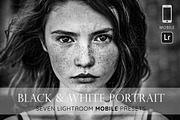 Black and white mobile presets