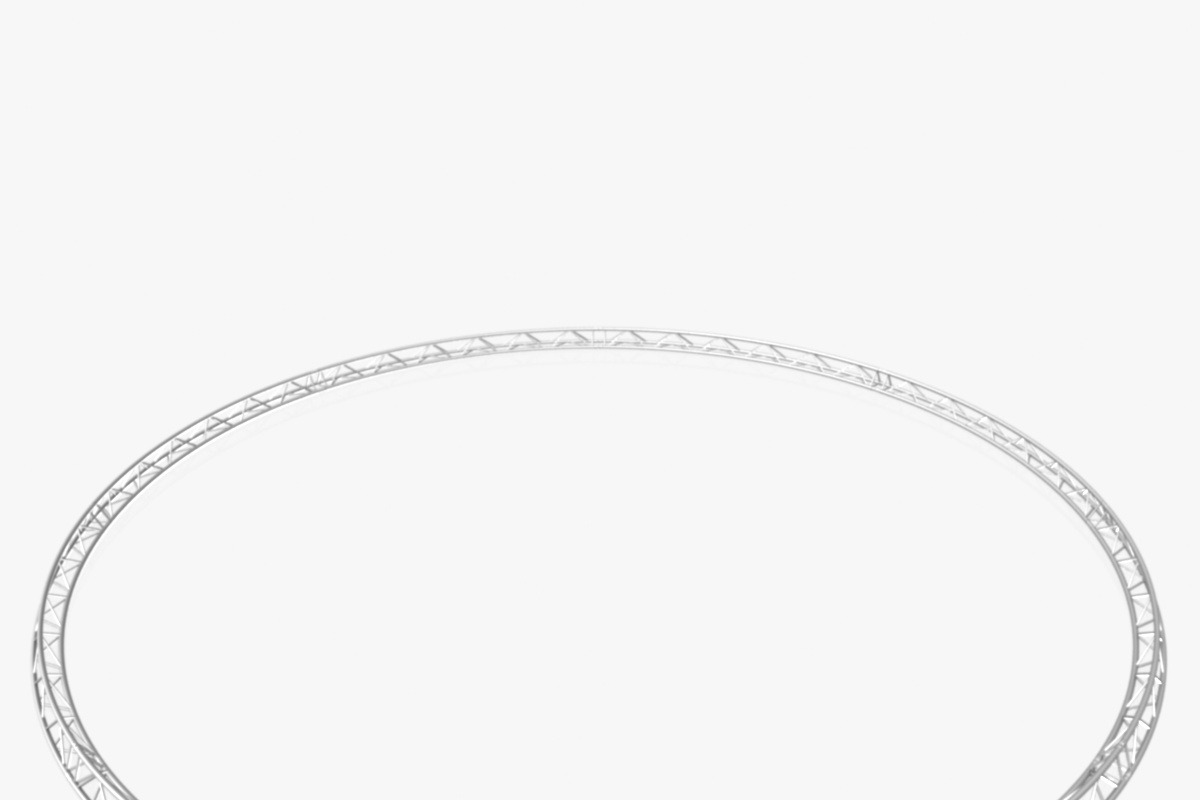 Circle Triangular Truss 1000cm in Architecture - product preview 8