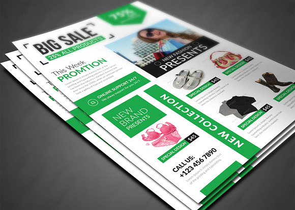 Product Promotion Flyer in Flyer Templates - product preview 2