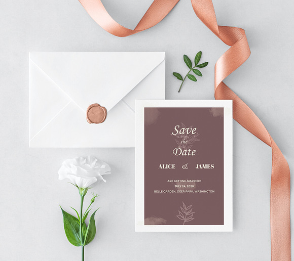 Elegant Wedding Set in Wedding Templates - product preview 1