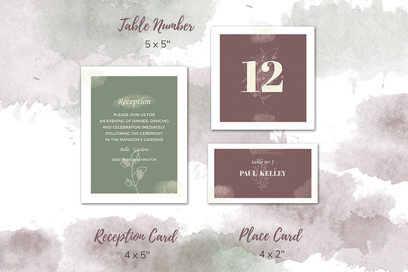 Elegant Wedding Set in Wedding Templates - product preview 11