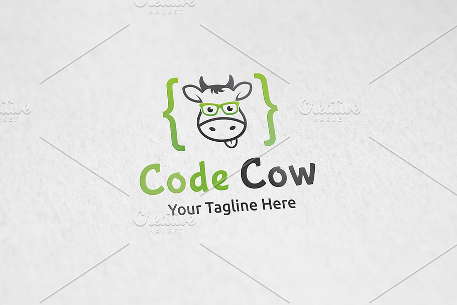 Code Cow Logo