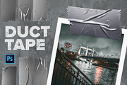 Isolated Gray Duct Tape [PSD]