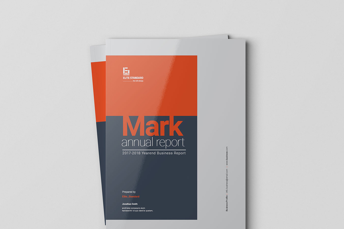 Annual Report in Brochure Templates - product preview 8