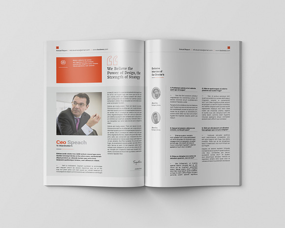Annual Report in Brochure Templates - product preview 2