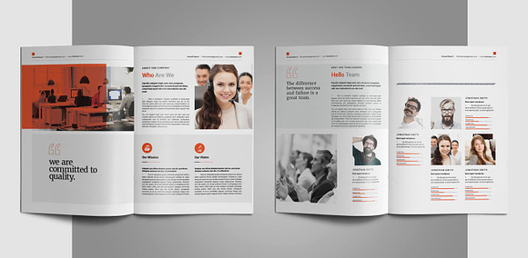 Annual Report in Brochure Templates - product preview 4