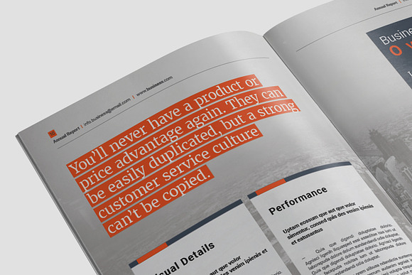 Annual Report in Brochure Templates - product preview 5