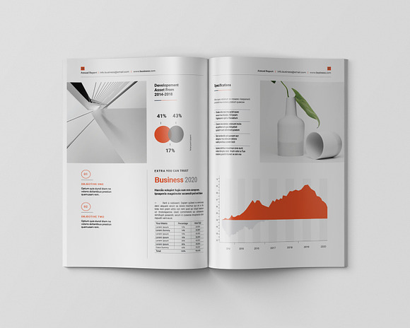 Annual Report in Brochure Templates - product preview 10