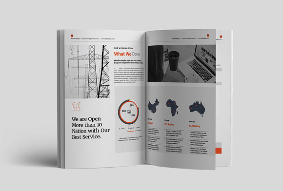 Annual Report in Brochure Templates - product preview 13