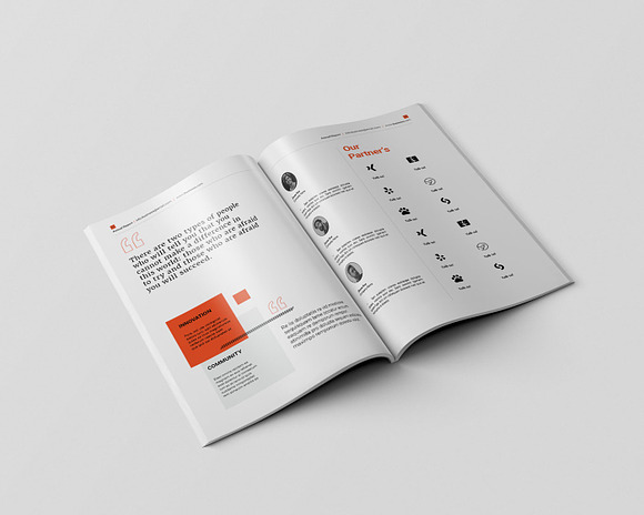 Annual Report in Brochure Templates - product preview 15