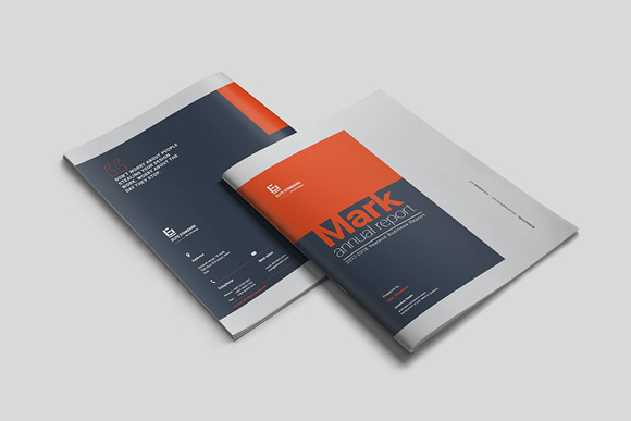 Annual Report in Brochure Templates - product preview 17