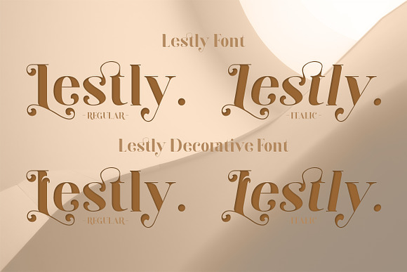 Lestly Fonts in Serif Fonts - product preview 2