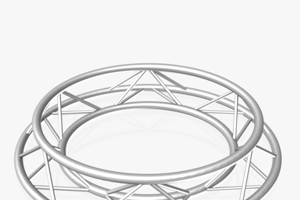 Circle Triangular Truss 150cm in Architecture - product preview 8