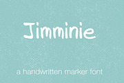 Jimminie - a Handwritten Font