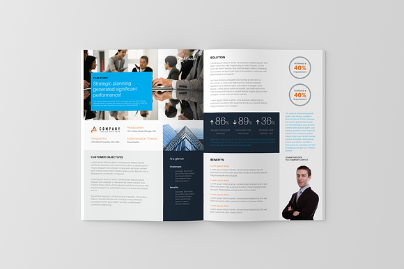 Case Study Flyer Template in Flyer Templates - product preview 2