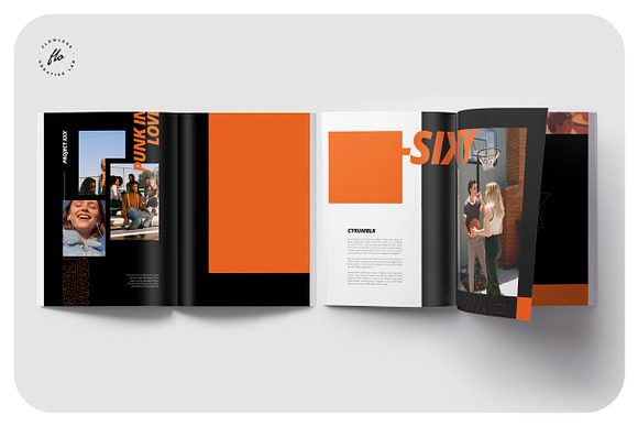 SIXTYSIX Modern Magazine Lookbook in Magazine Templates - product preview 3