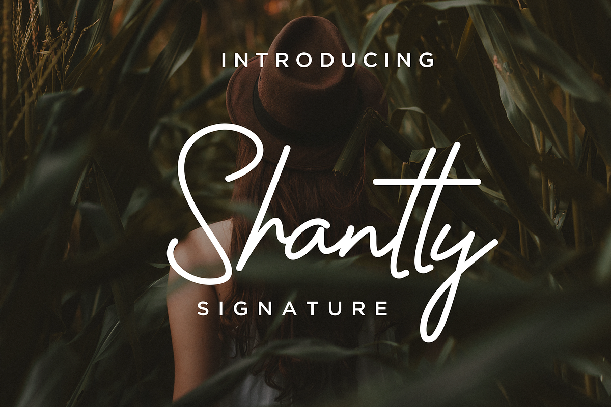 Shantty - Signature Font in Script Fonts - product preview 8