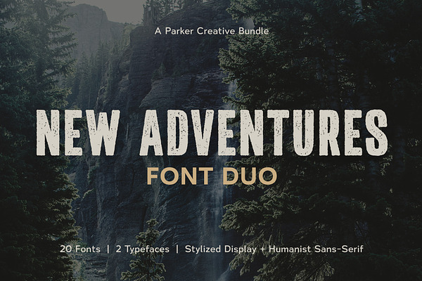 New Adventures | Font Duo