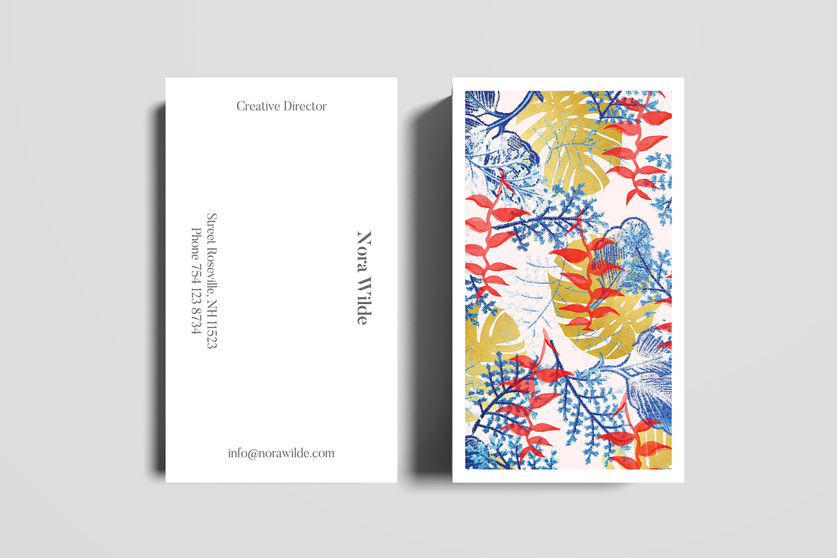 Budding Romance Business Card in Business Card Templates - product preview 8