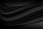Abstract black fabric background