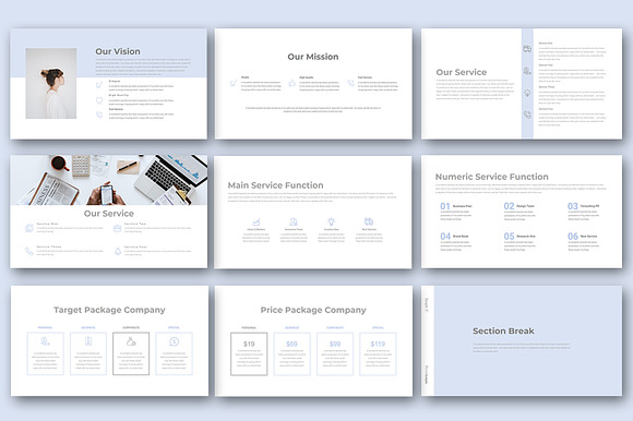 Simple P. Powerpoint Presentation in PowerPoint Templates - product preview 2