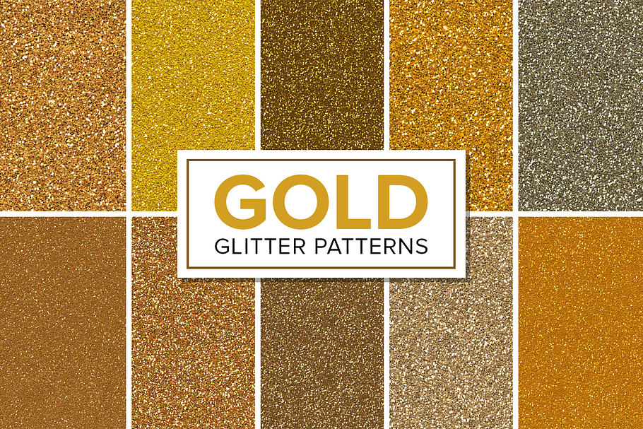 Gold Glitter Patterns
