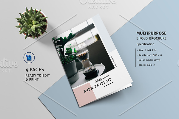 Multipurpose Bifold Brochure V904