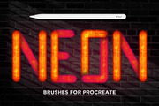 Neon brushes for procreate