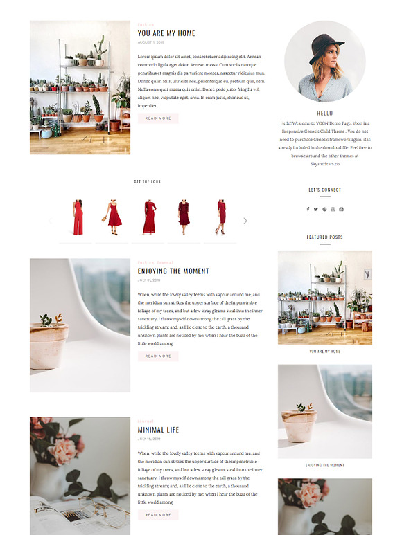 Wordpress Theme - Rosemary in WordPress Themes - product preview 2