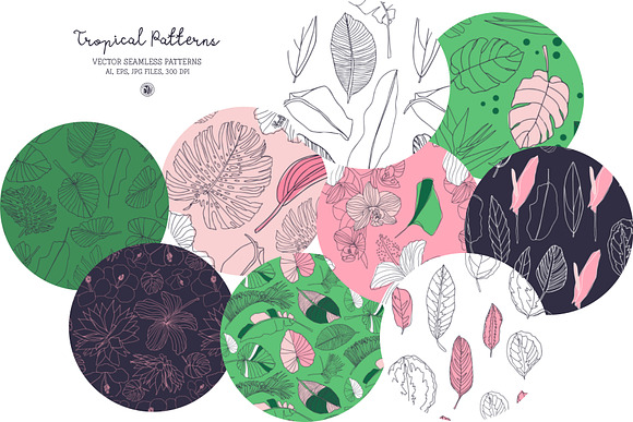 Tropical Patterns in Patterns - product preview 5