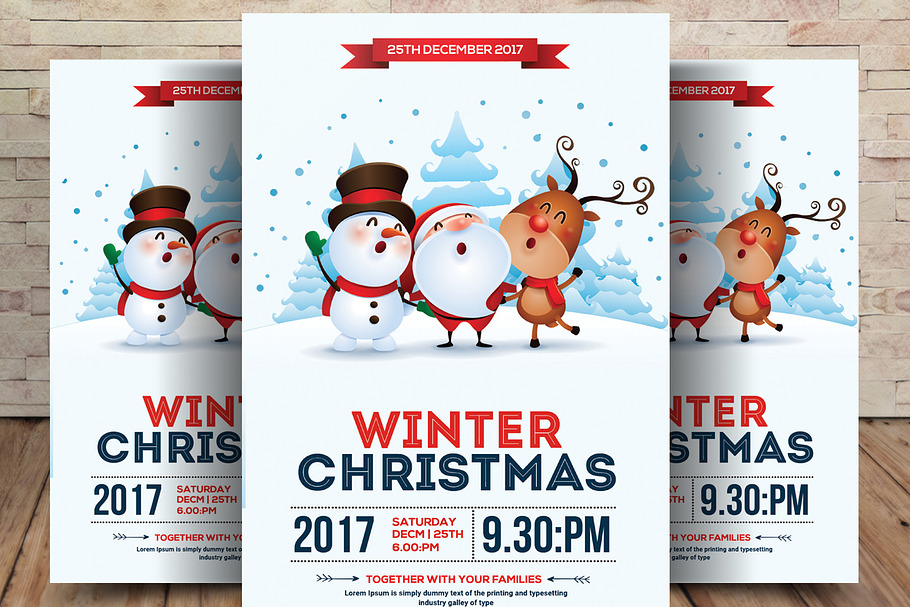 Winter Madness Poster  Flyer in Flyer Templates - product preview 8