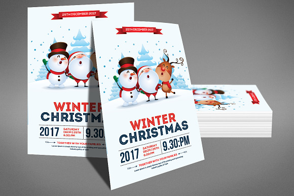 Winter Madness Poster  Flyer in Flyer Templates - product preview 1