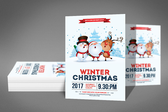 Winter Madness Poster  Flyer in Flyer Templates - product preview 2