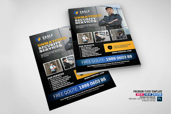 Commercial Security Flyer in Flyer Templates - product preview 2