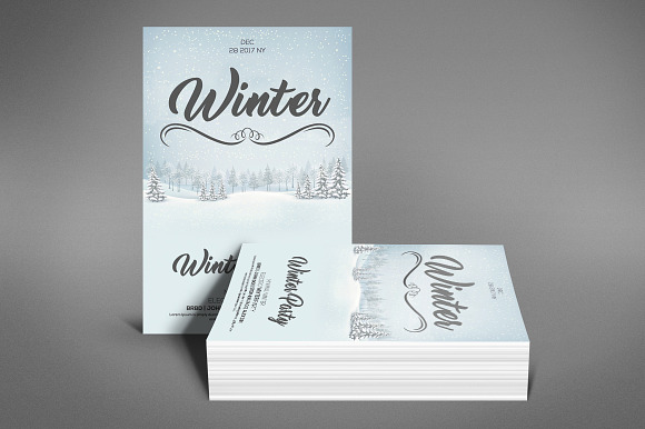 Winter Party in Flyer Templates - product preview 3