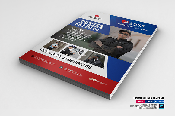Security Experts Promotional Flyer in Flyer Templates - product preview 1